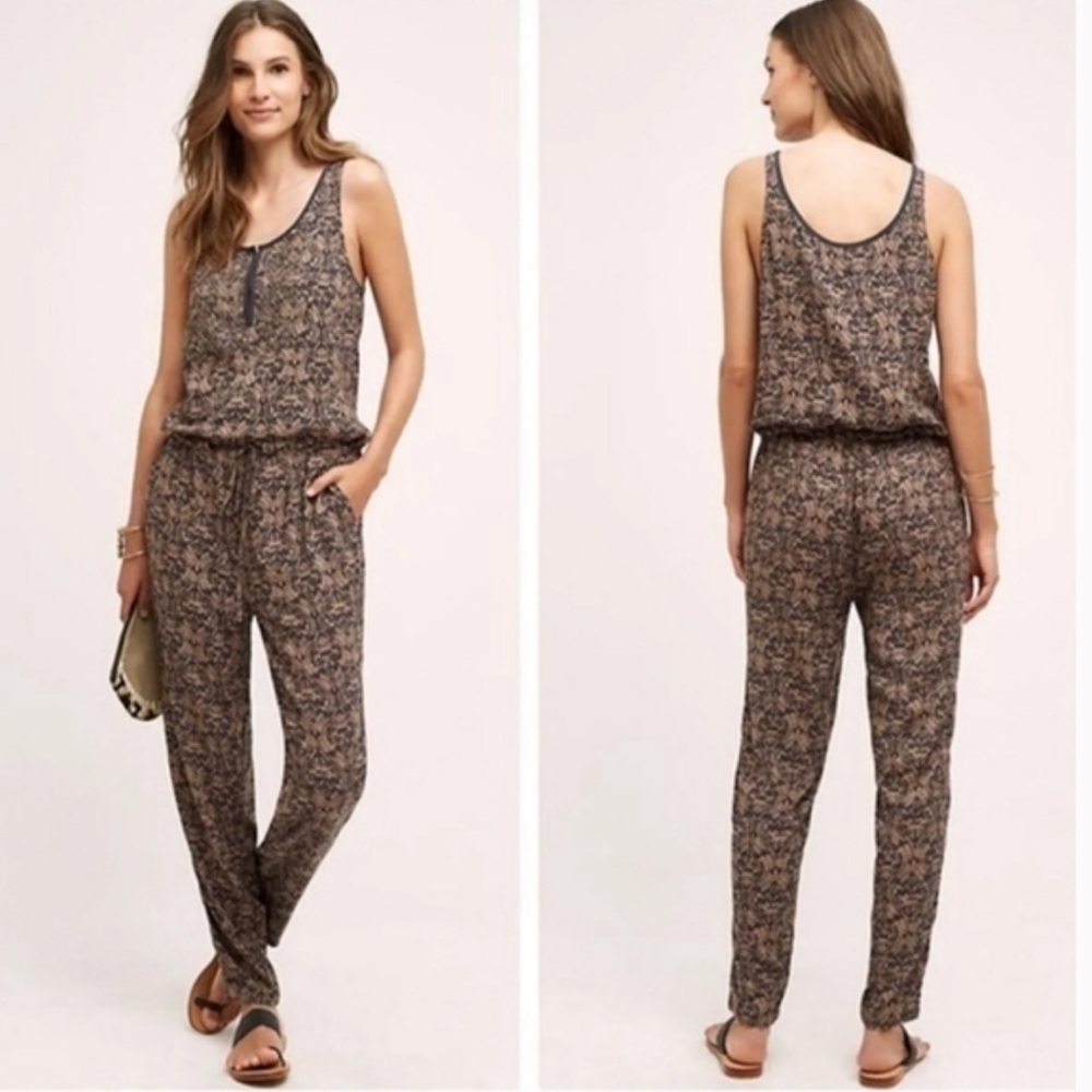 NWT - ANTHROPOLOGIE Choine Beaded Jumpsuit by Tiny